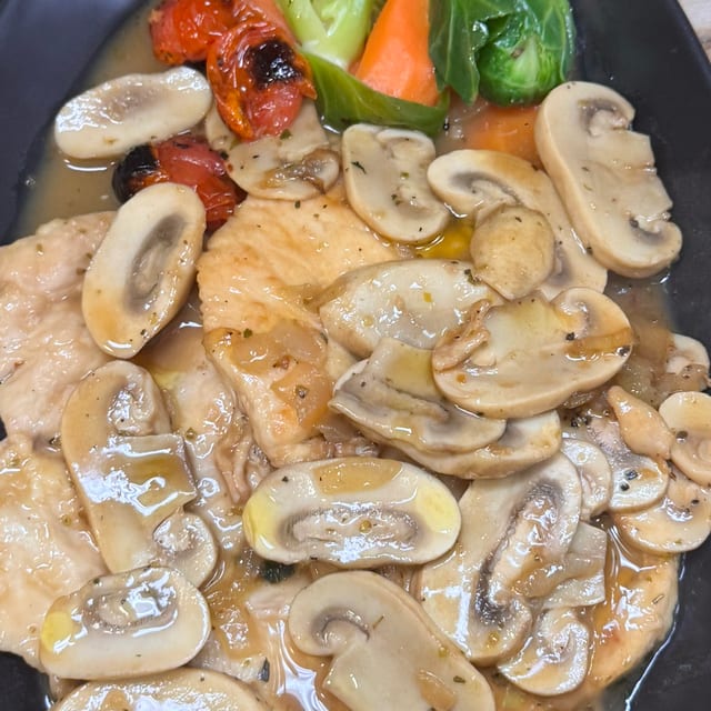 Chicken Marsala.