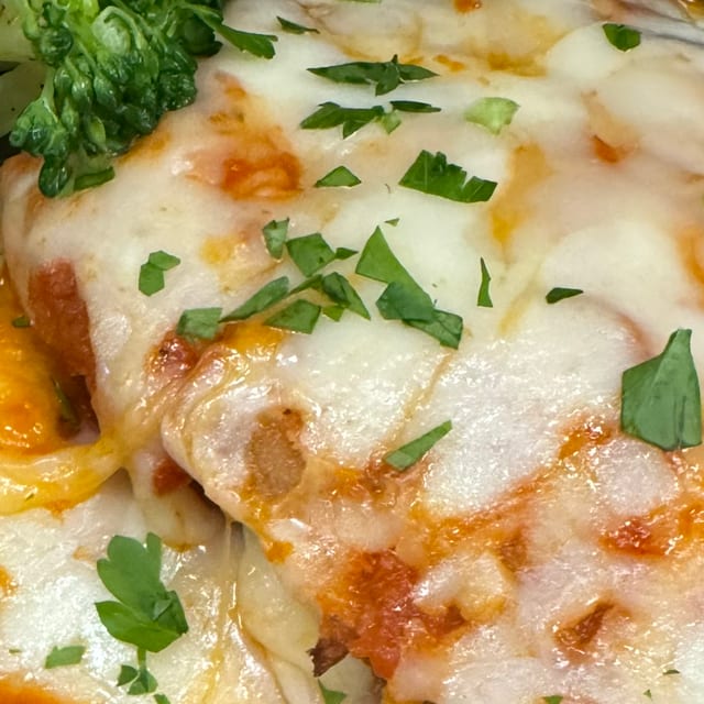 Chicken Parmigiana.
