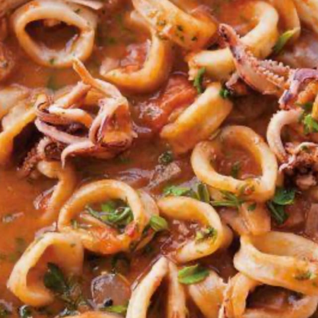 Calamari Marinara.