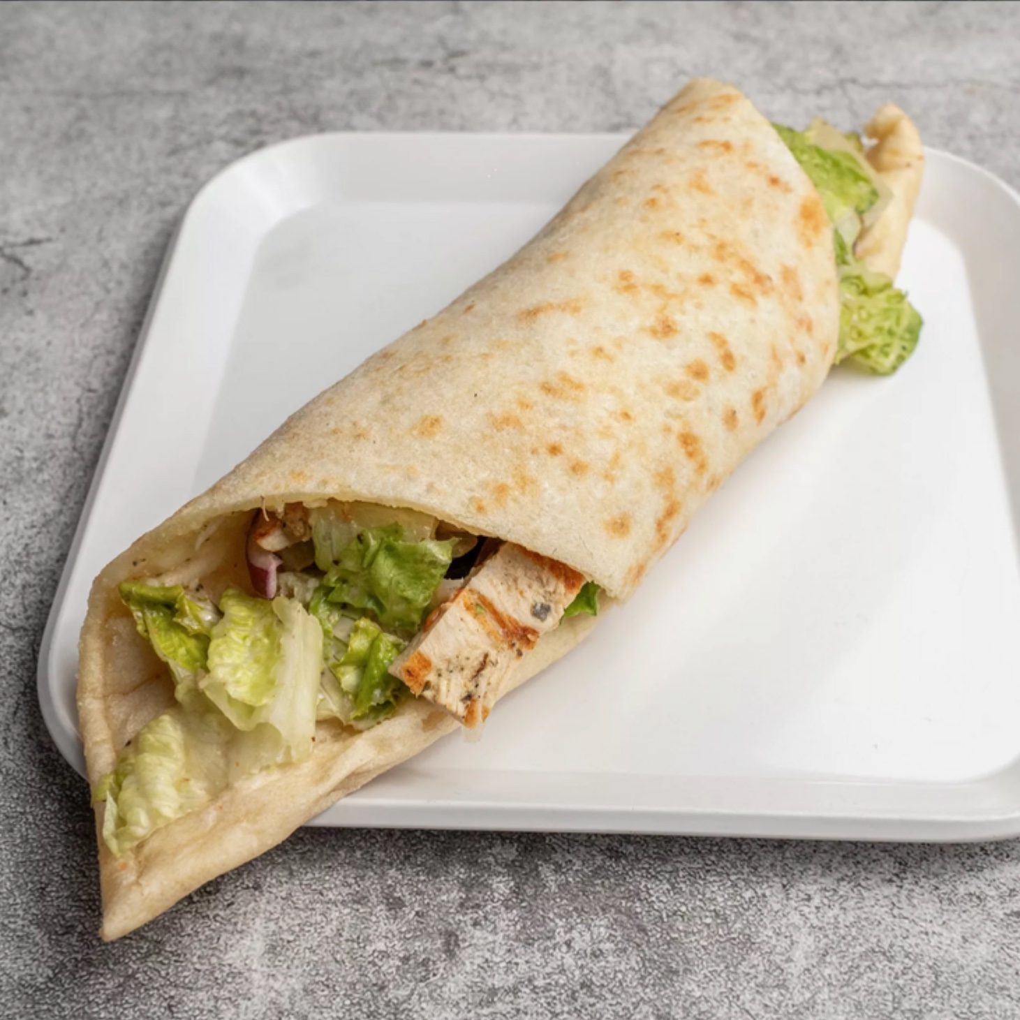 Chicken Caesar Wrap.