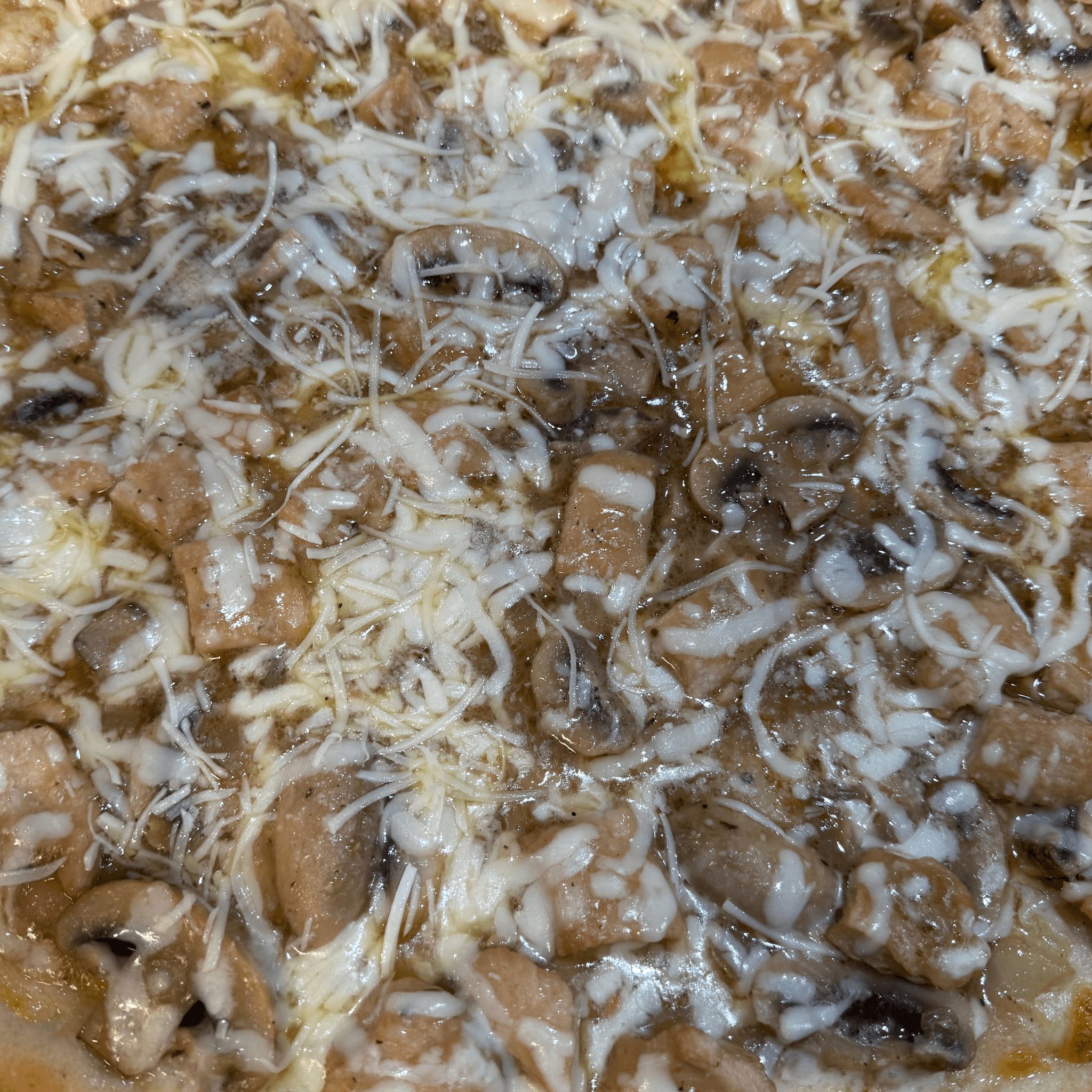 Chicken Marsala Pizza.