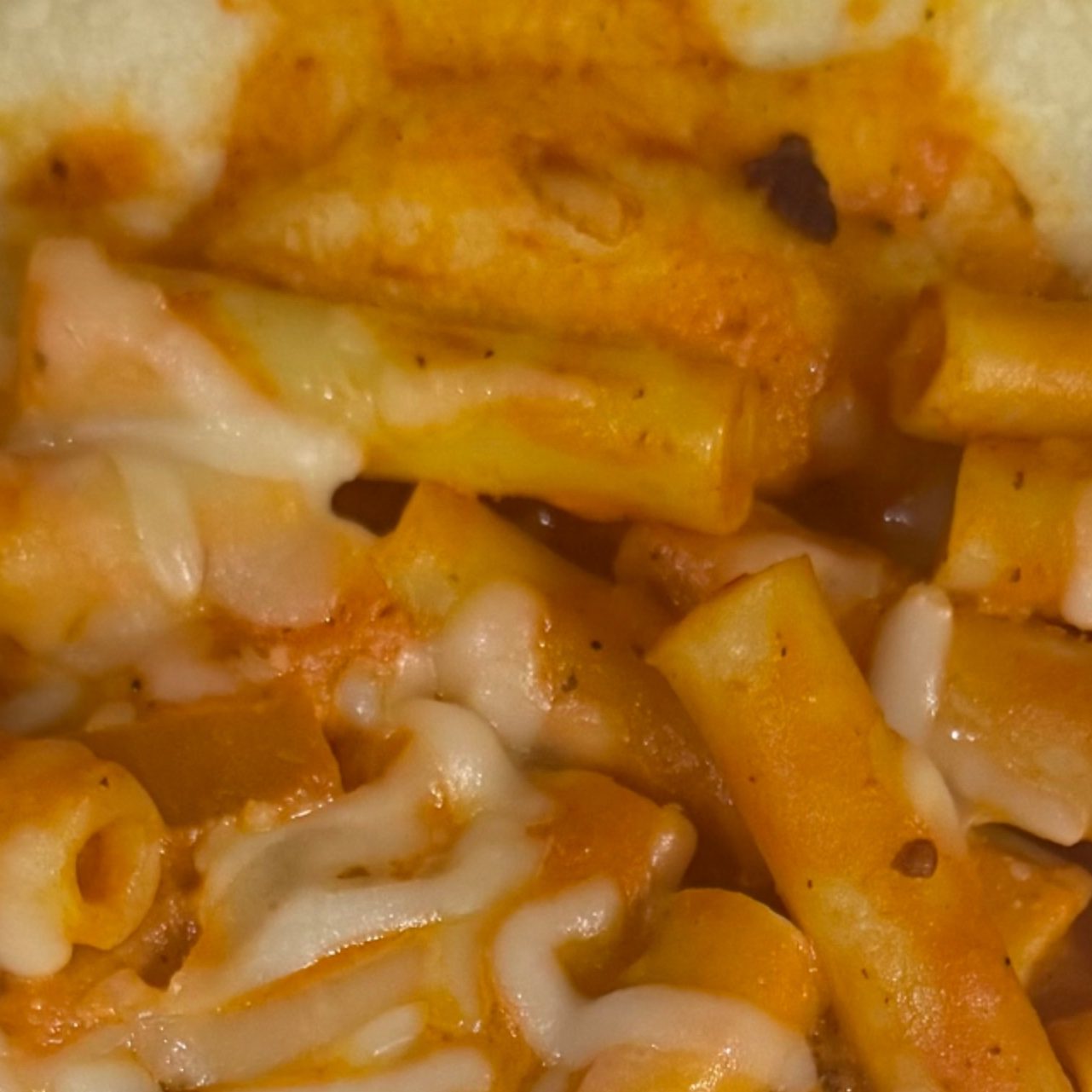 Baked Ziti Pizza.