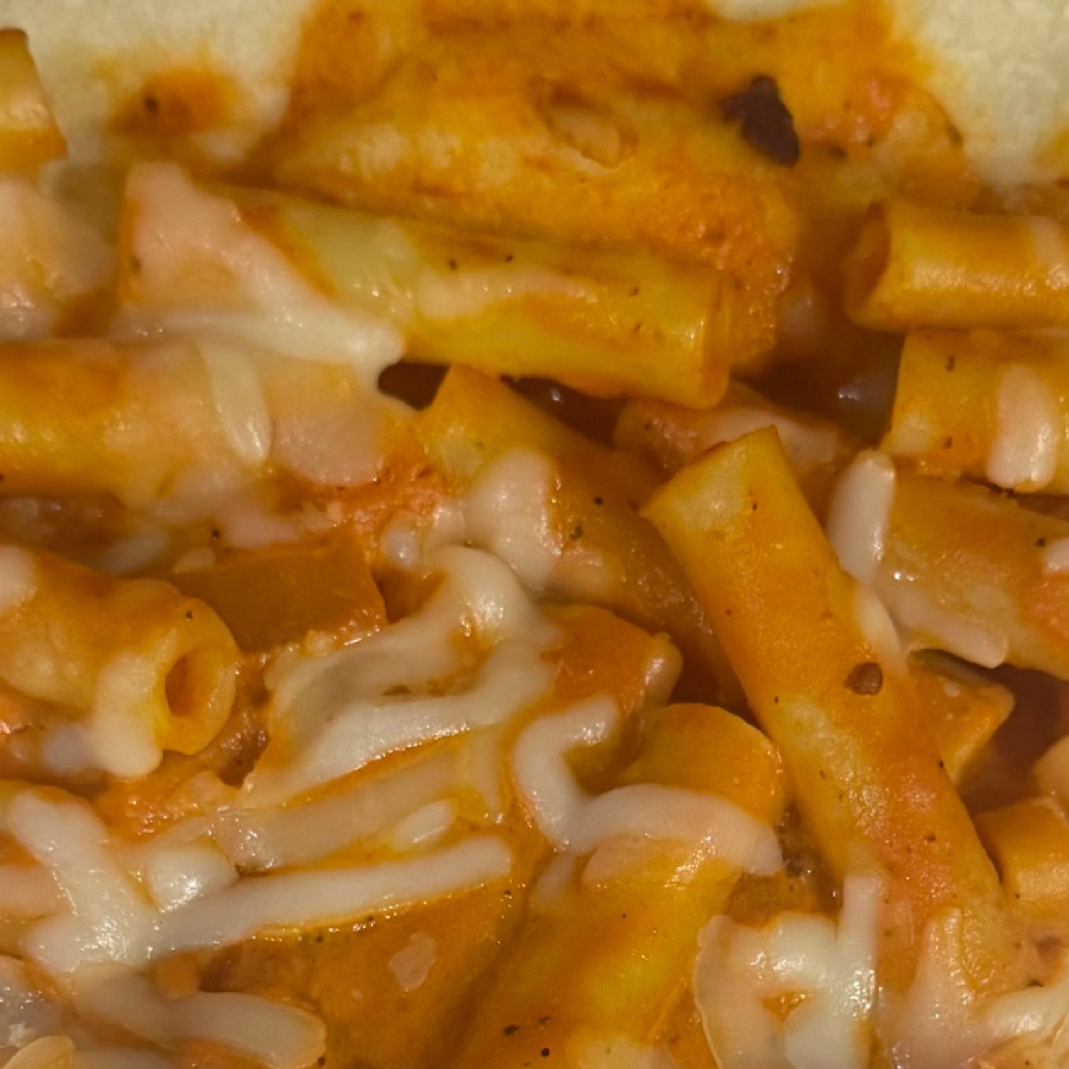 Baked Ziti Pizza.