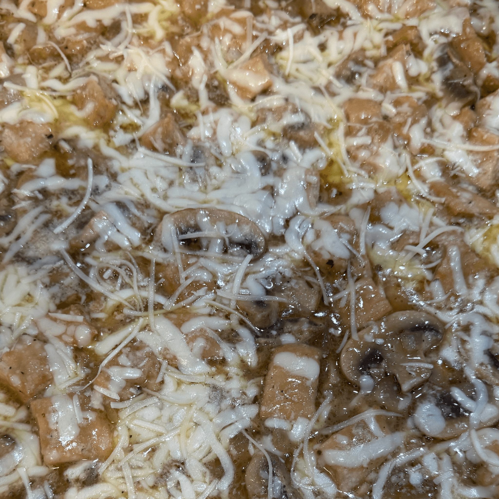 Chicken Marsala Pizza.