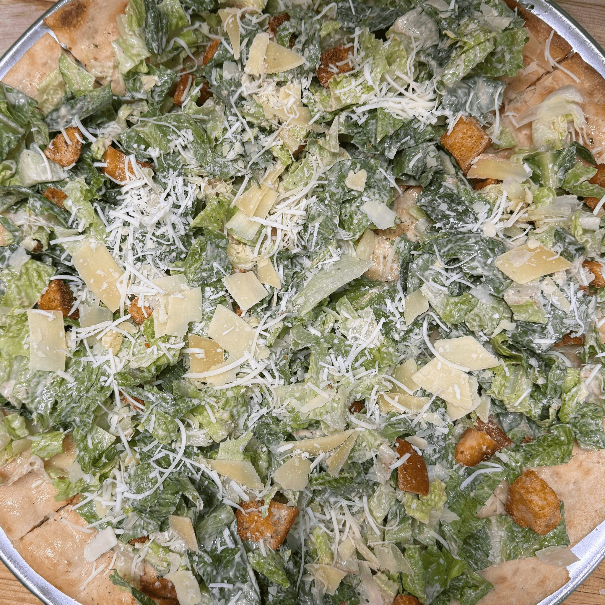 Caesar Salad Pizza.