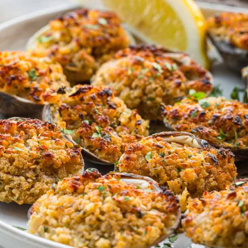Baked Clams.