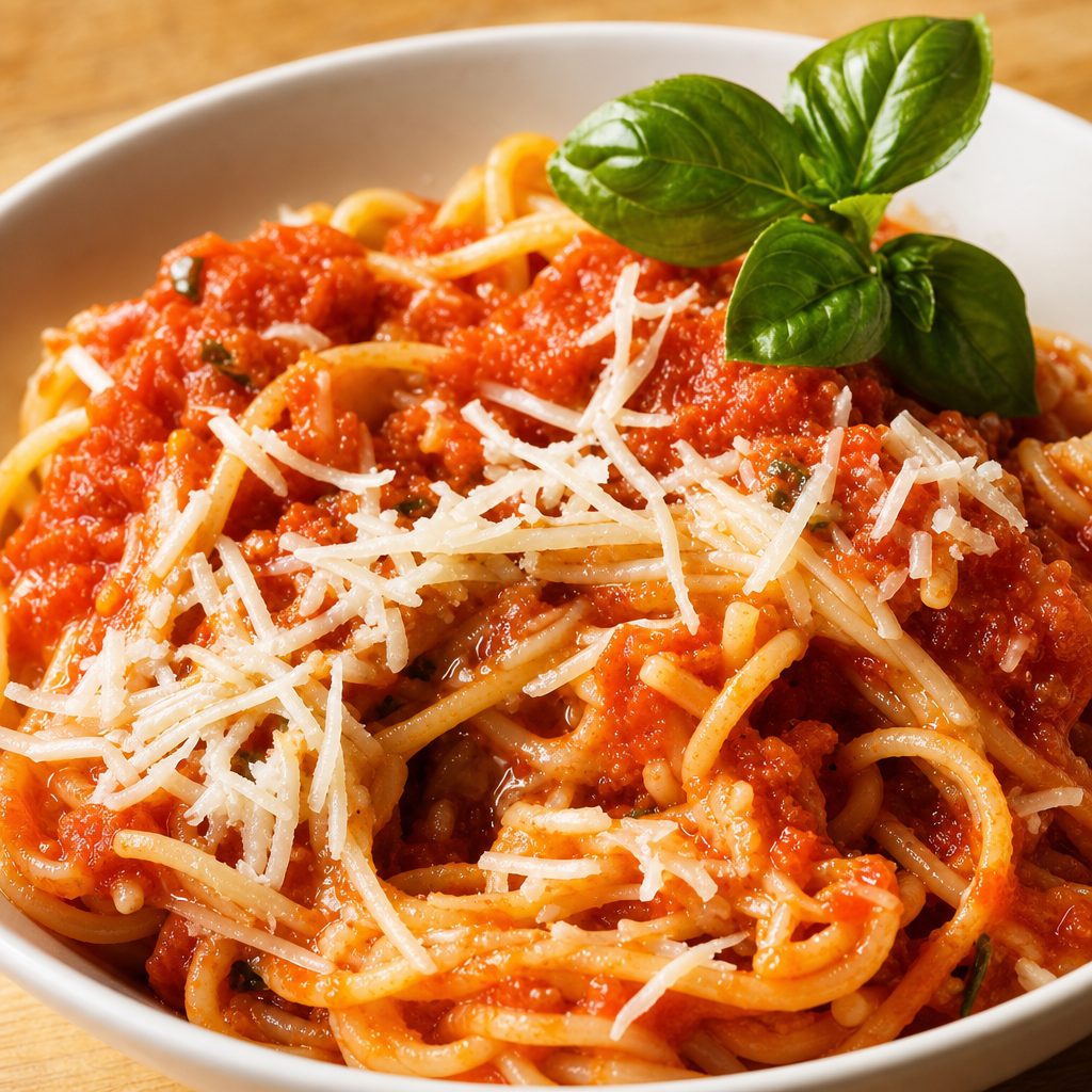 Tomato or Marinara Pasta.