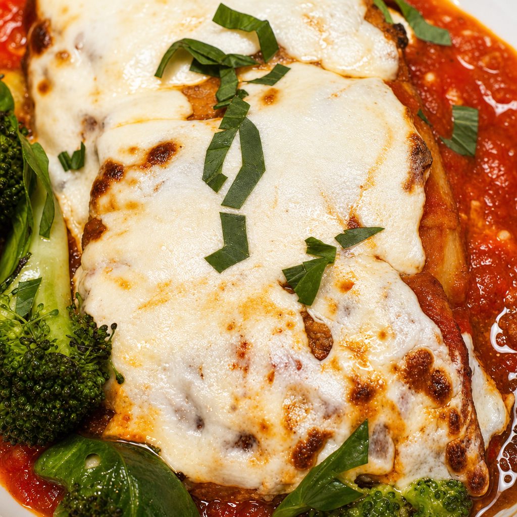 Eggplant Parmigiana.