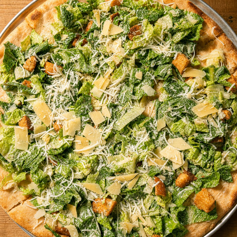 Caesar Salad Pizza.
