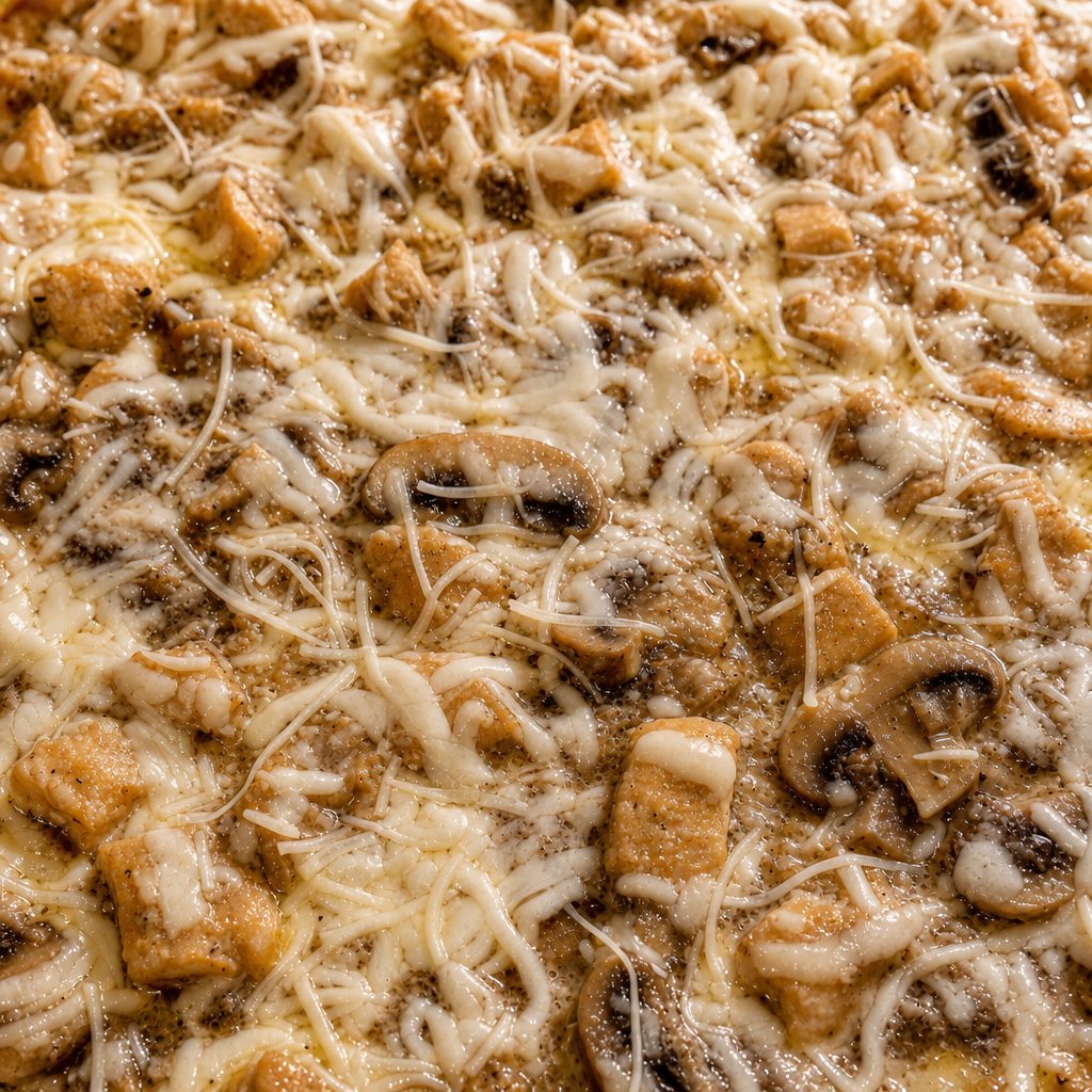 Chicken Marsala Pizza.
